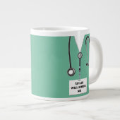 Grande Tasse Drôle cadeau de docteur (Devant droit)