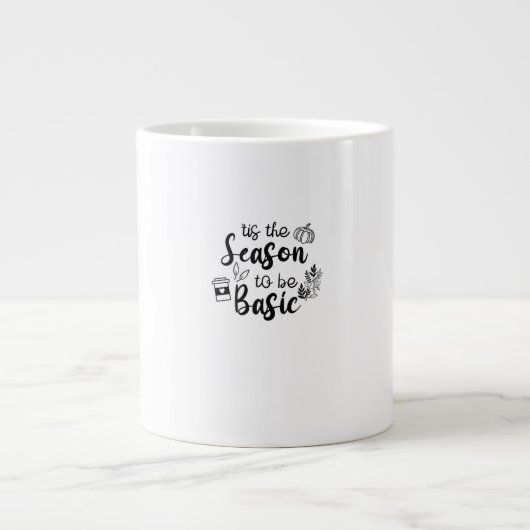 Grande Tasse Drôle C'est La Saison De Base Fall Pumpkin Spice (Devant)