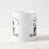 Grande Tasse Drôle Citation de pêche Parler Pêche Cotravailleur (Devant)