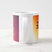 Grande Tasse Drôle coq assis (Dos)