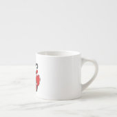 Grande tasse drôle de chat noir (Droite)