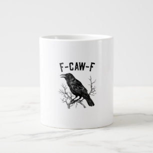 Grande Tasse Drôle de corbeau corneille oiseau hommes femmes F-