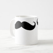 Grande tasse drôle de moustache (Devant gauche)