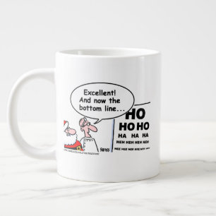 Grande Tasse Drôle d'Optométriste en art de Noël