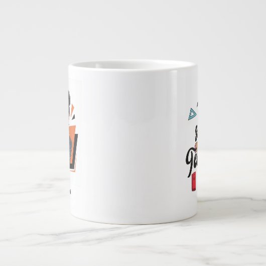 Grande Tasse Drôle Enseignant Strict - Bold & Fun (Devant)