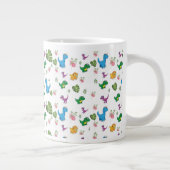 Grande Tasse Drôle feuilles Dinosaur (Droite)
