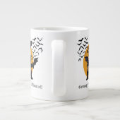 Grande Tasse Drôle Halloween "Grumpy, Éffrayant, Caffeinated !" (Dos)