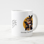 Grande Tasse Drôle Halloween "Grumpy, Éffrayant, Caffeinated !" (Devant droit)