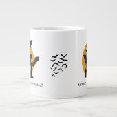 Grande Tasse Drôle Halloween "Grumpy, Éffrayant, Caffeinated !" (Devant)