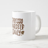 Grande Tasse Drôle jeu de café (Devant droit)