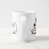 Grande Tasse Drôle Lazy Chig Design (Dos)