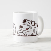 Grande Tasse Drôle Lazy Chig Design (Devant droit)