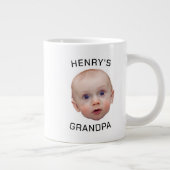 Grande Tasse Drôle personnalisé visage bébé (Droite)