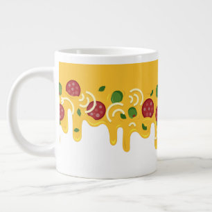 Grande Tasse Drôle Pizza au Fromage Rétro Coulant Keto Party