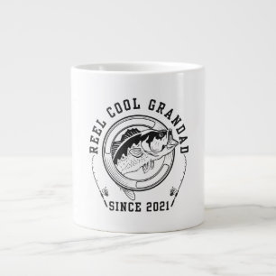 Grande Tasse Drôle Quote de pêche Reel Grand Cool depuis 2021