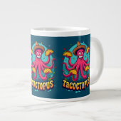 Grande Tasse Drôle Taco Octopus Cartoon Alimentation Pun (Devant droit)