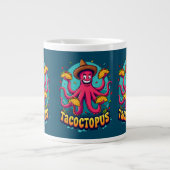 Grande Tasse Drôle Taco Octopus Cartoon Alimentation Pun (Devant)