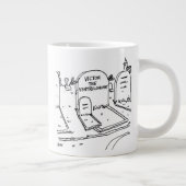 Grande Tasse Drôle Ventriloquism Gag. Ventriloquiste (Droite)