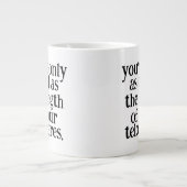 Grande Tasse Drôle Vous êtes seulement aussi vieux que la longu (Devant)