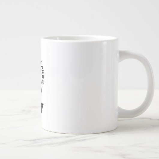 Grande Tasse Eat Drink And Be Scared Minimal Clean (Droite)