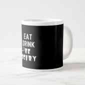 Grande Tasse Eat Drink And Be Scary Classic Style (Devant droit)