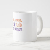 Grande Tasse Eat Drink And Be Scary Funny Trendy (Devant droit)