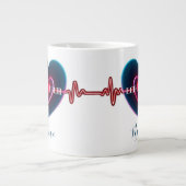 Grande Tasse Echo Tech | Battement de cœur | ECG (Devant)