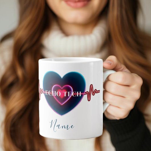 Grande Tasse Echo Tech | Battement de cœur | ECG