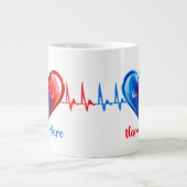 Grande Tasse Écho Tech - Sonographe cardiaque (Devant)