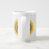 Grande Tasse Éclat de soleil doré (Dos)