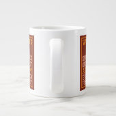 Grande Tasse Éclats de bouchons d'affection (Dos)