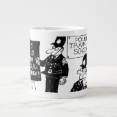 Grande Tasse École de formation de police britannique drôle (Devant)