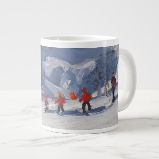 Grande Tasse École Tignes 2009 de ski (Devant droit)