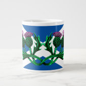 Grande Tasse Ecosse, Saint Andrews, Ancien drapeau, chardon (Devant)