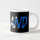 Grande Tasse Ecosse sur le drapeau écossais (Droite)