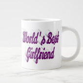 Grande Tasse Écriture demi-violet de copine (Droite)