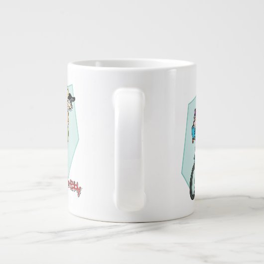 Grande Tasse Ed, Edd, n Eddy sur un vélo (Dos)