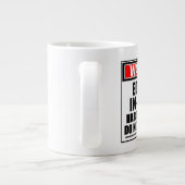 Grande Tasse Éditeur En Chef De L'Avertissement Dur Au Travail (Dos)