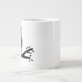 Grande Tasse Éffrayant Owl Silhouette (Devant)