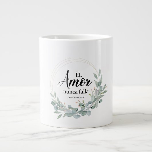 GRANDE TASSE EL AMOR NUNCA FALLA (Devant)