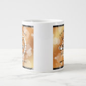 Grande Tasse Élégant 49ème anniversaire de Mariage de cuivre (Devant)