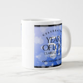 Grande Tasse Élégant 51e anniversaire de Mariage Sapphire (Devant droit)