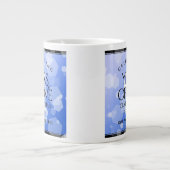 Grande Tasse Élégant 51e anniversaire de Mariage Sapphire (Devant)