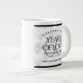 Grande Tasse Élégant 60e anniversaire de Mariage de diamant (Devant droit)