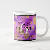 Grande Tasse Élégant 6ème anniversaire de Mariage d'Améthyste (Droite)