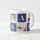 Grande Tasse elegant and modern nana photo collage (Devant droit)