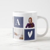 Grande Tasse elegant and modern nana photo collage (Droite)
