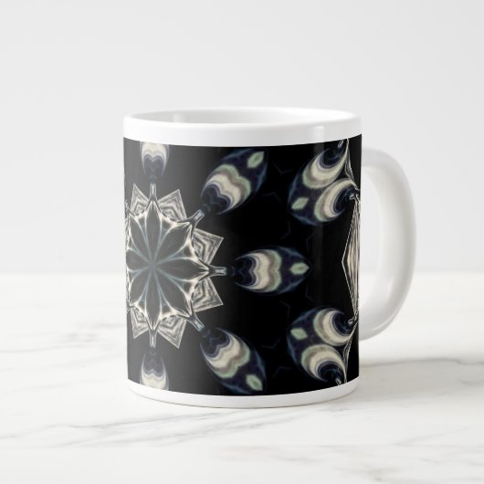 Grande Tasse Elégant Mandala (Devant droit)