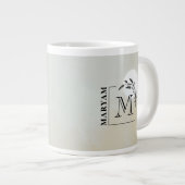 Grande Tasse Elégant Masjid personnalisé An-Nabawi Aïd Moubarak (Devant droit)