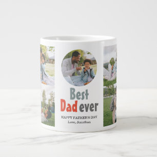 Grande Tasse Élégant Simple Meilleur Papa Jamais Fête des pères